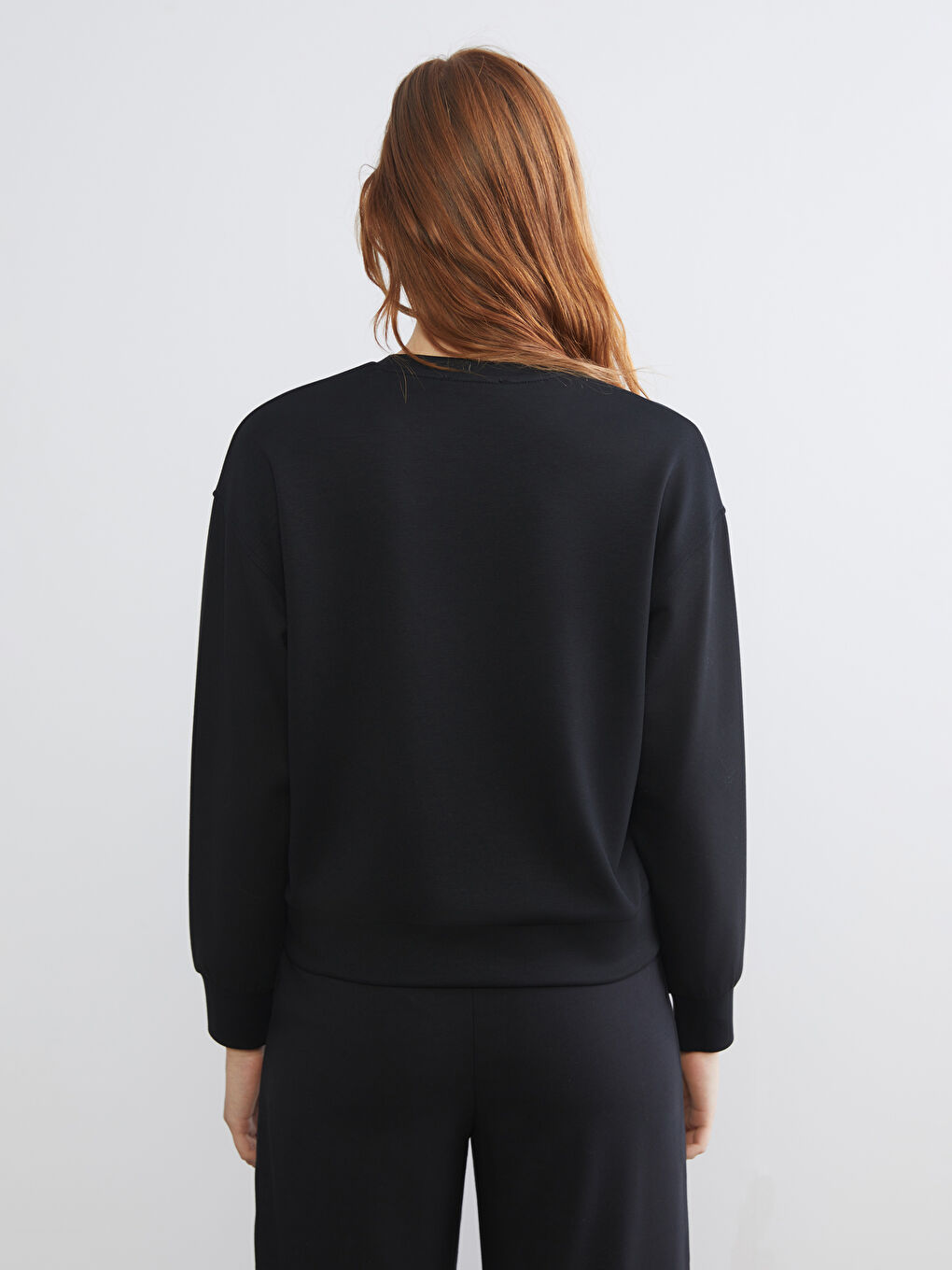 Brooklyn Printed Oversize Women's Sweatshirt-3