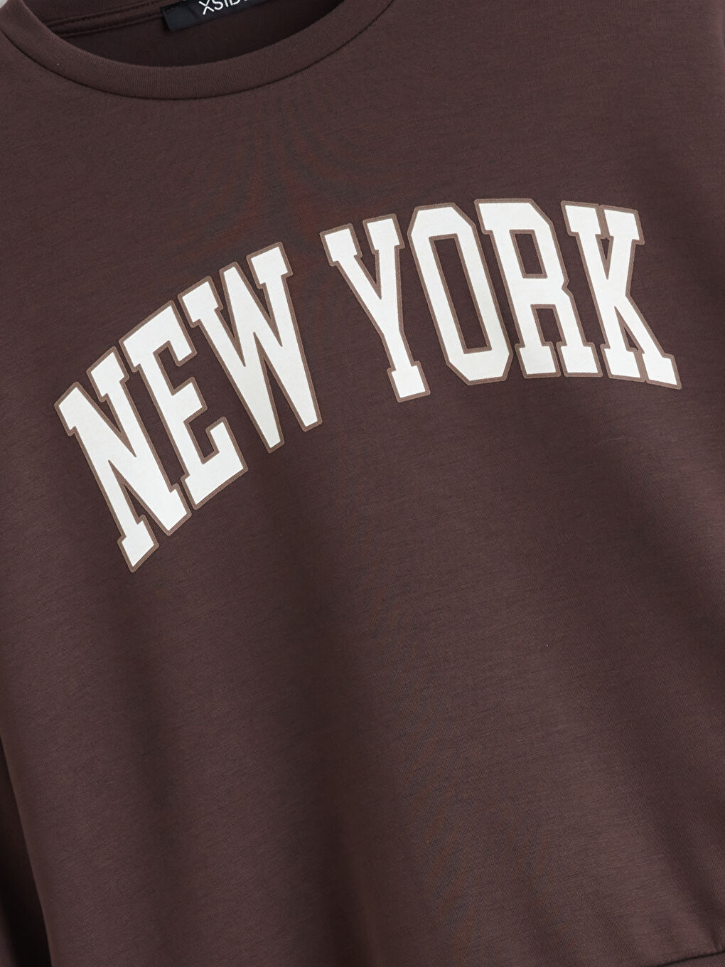 New York Printed Oversize Women's Sweatshirt-5