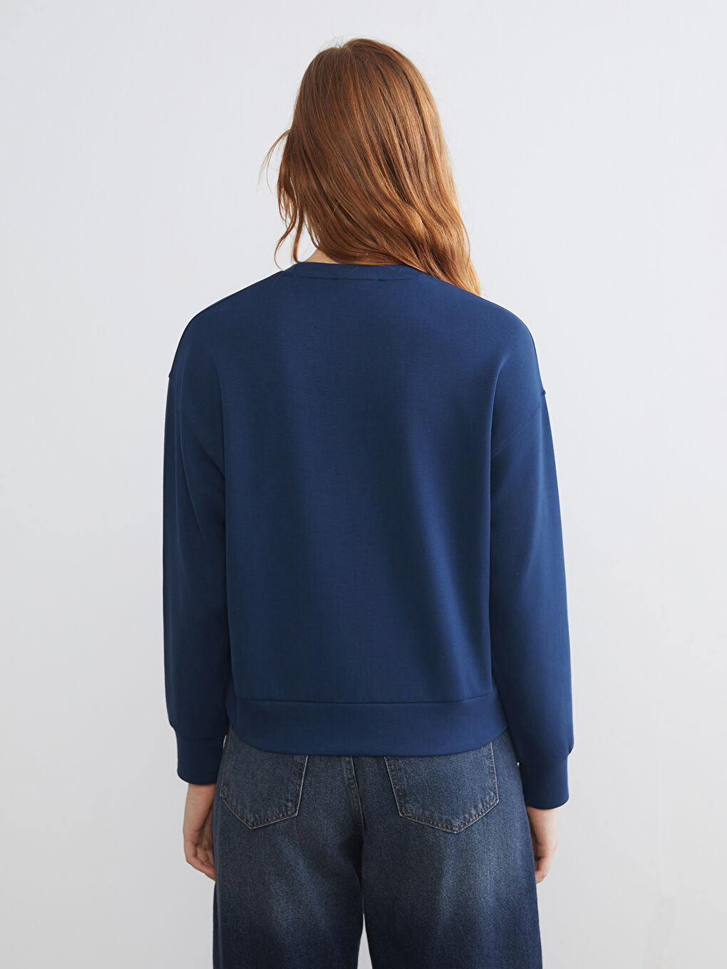 California Printed Oversize Women's Sweatshirt-3