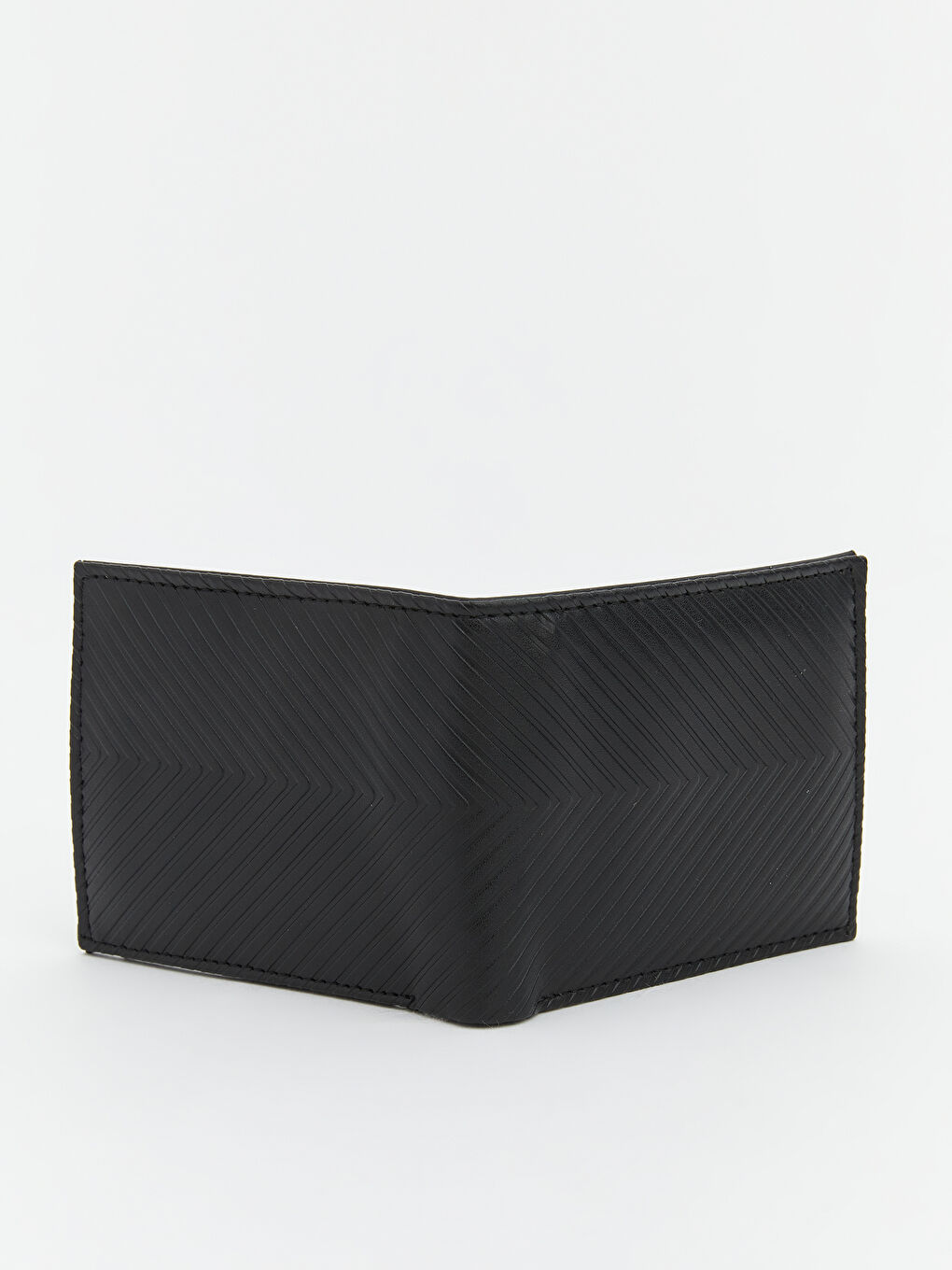 Siyah Deri Görünümlü Erkek Cüzdan-1