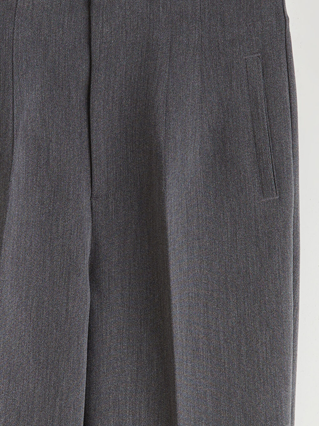 Gri Havuç Kesim Kadın Pantolon-5