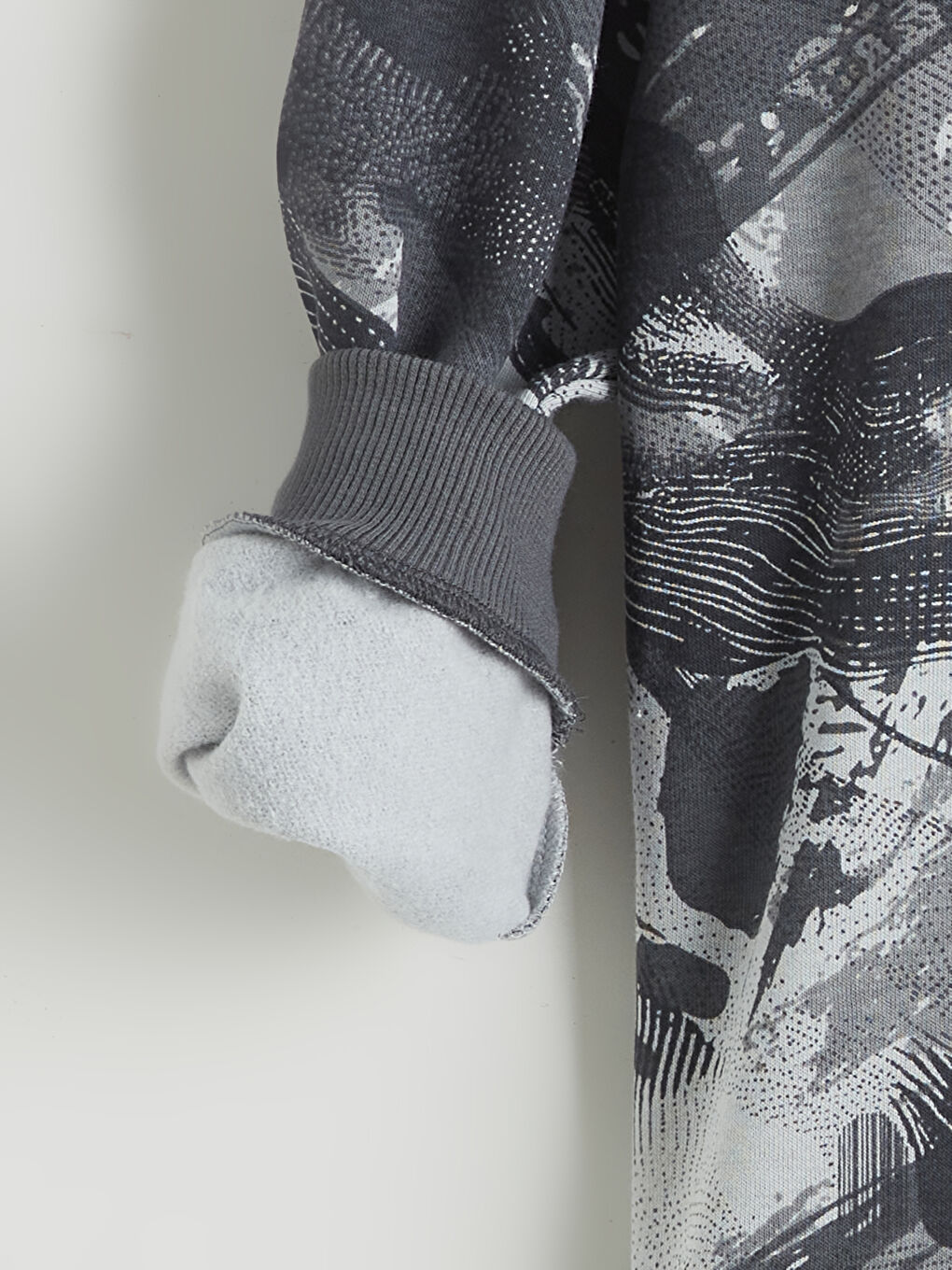 Printed Boys' Thick Sweatshirt-1