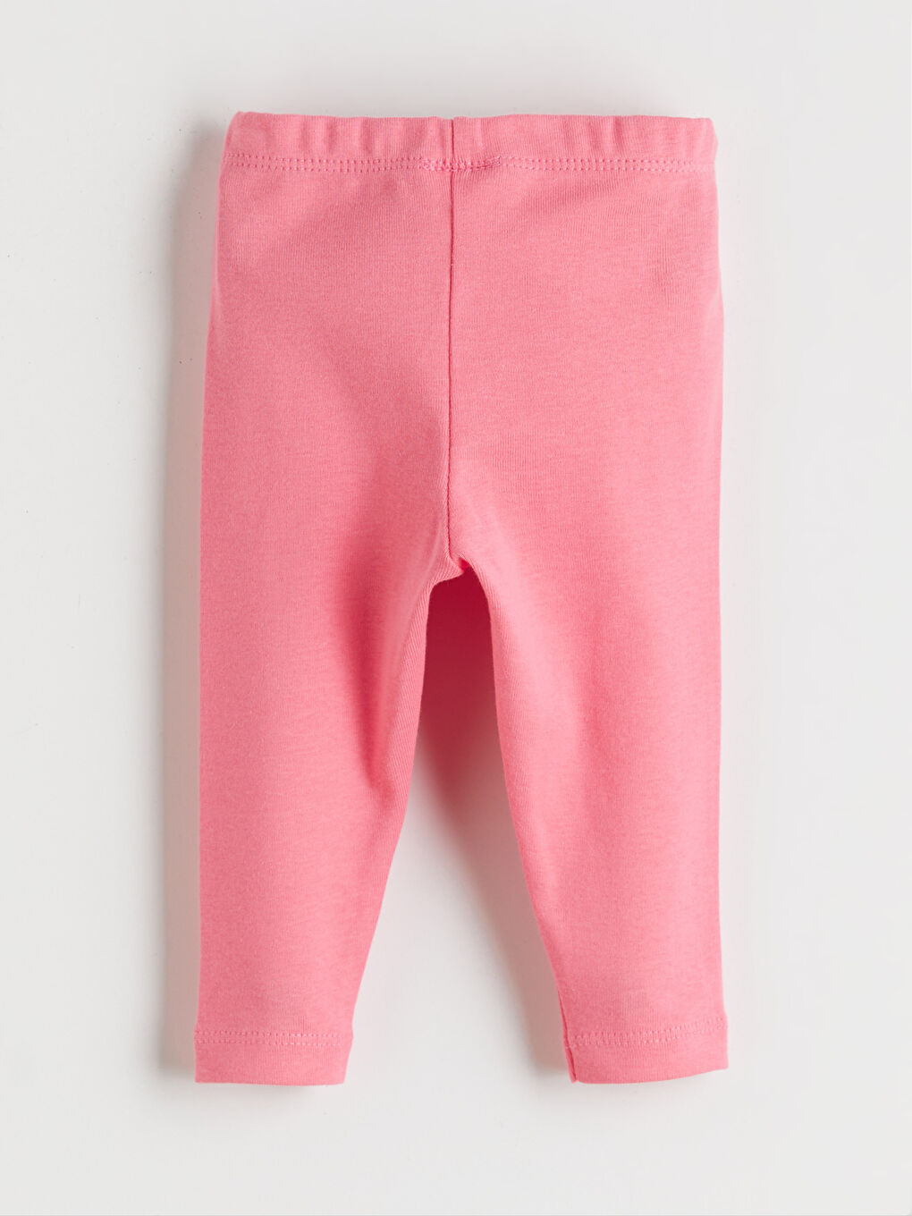 Pembe Bisiklet Yaka Kız Bebek Tişört ve Tayt-4