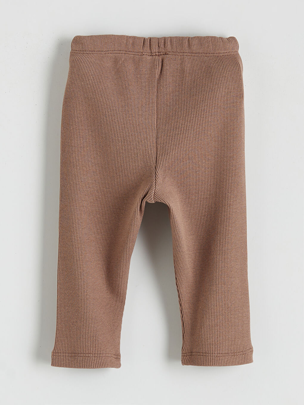 Ekru Bisiklet Yaka Kız Bebek Tişört ve Tayt-6