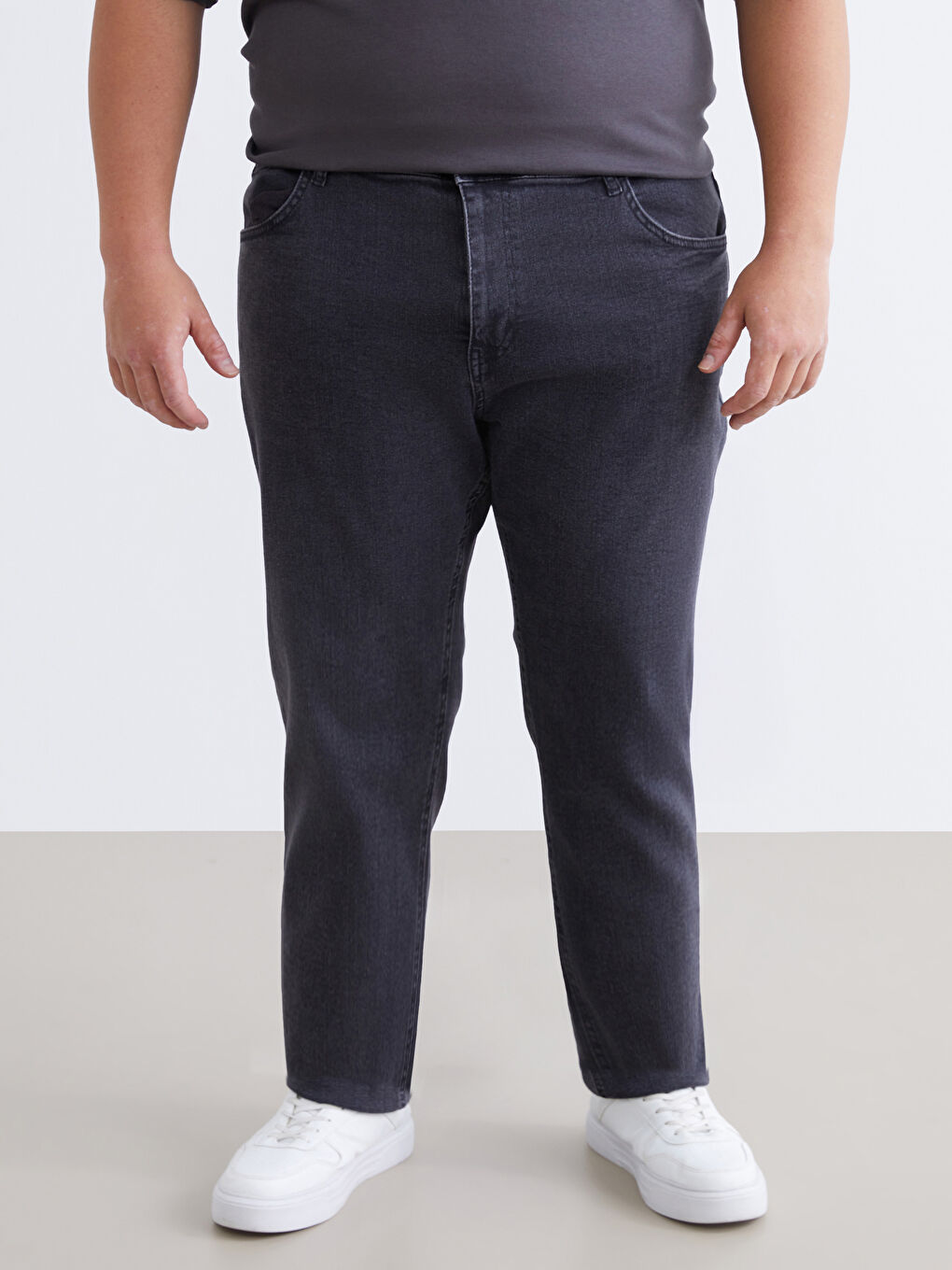 Gri 779 Regular Fit Erkek Jean Pantolon-1