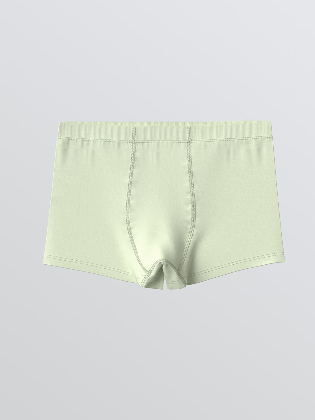 Ekru Beli Lastikli Erkek Çocuk Boxer 3'lü-1