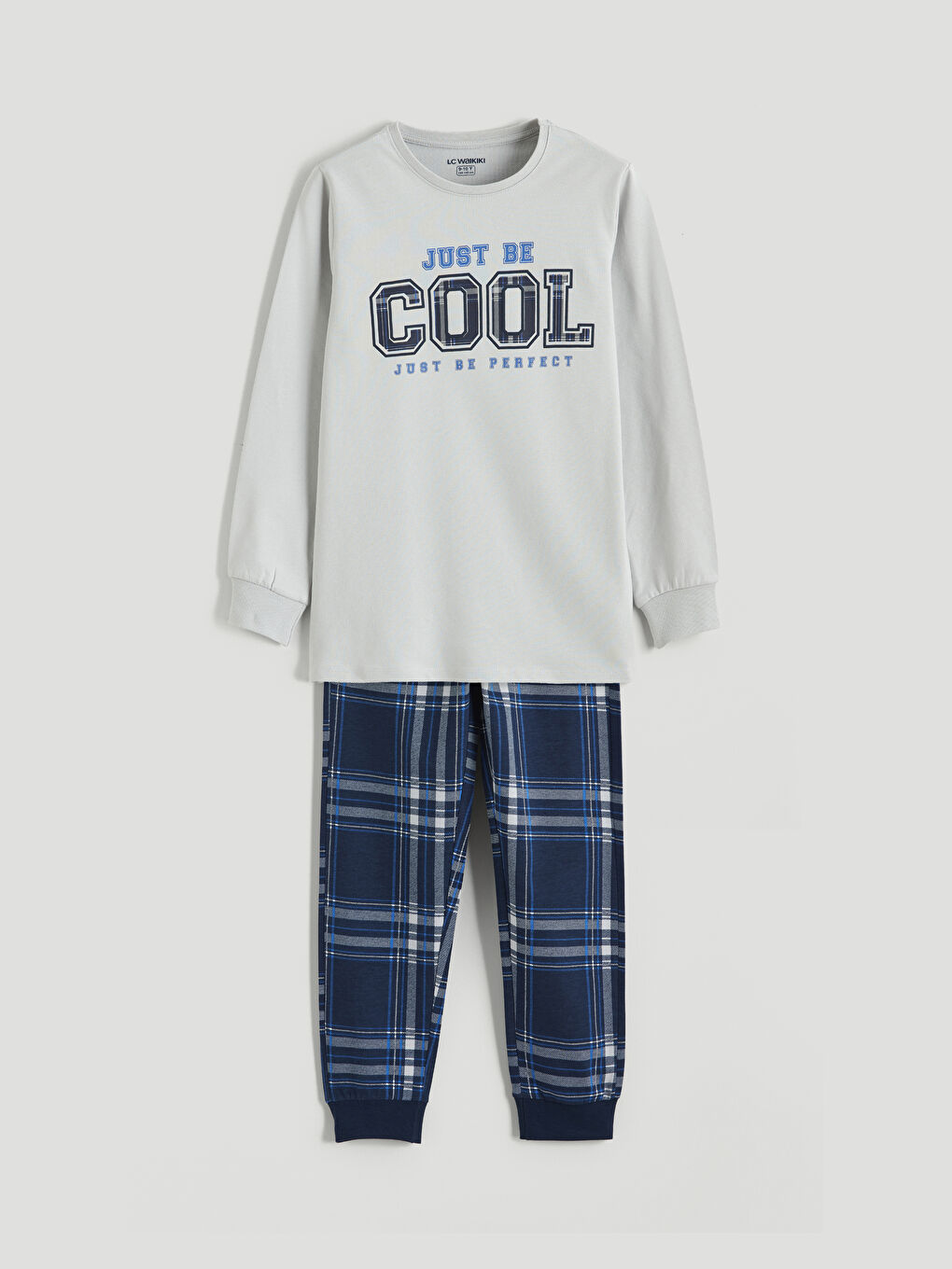 Crew Neck Printed Boys' Pyjama Set