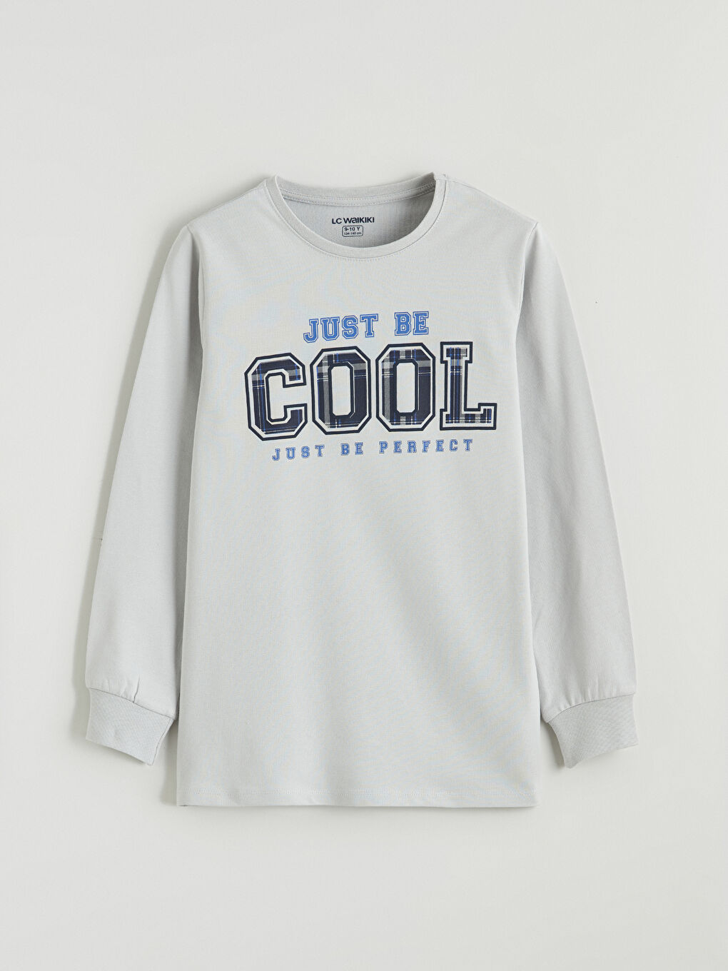 Crew Neck Printed Boys' Pyjama Set-1