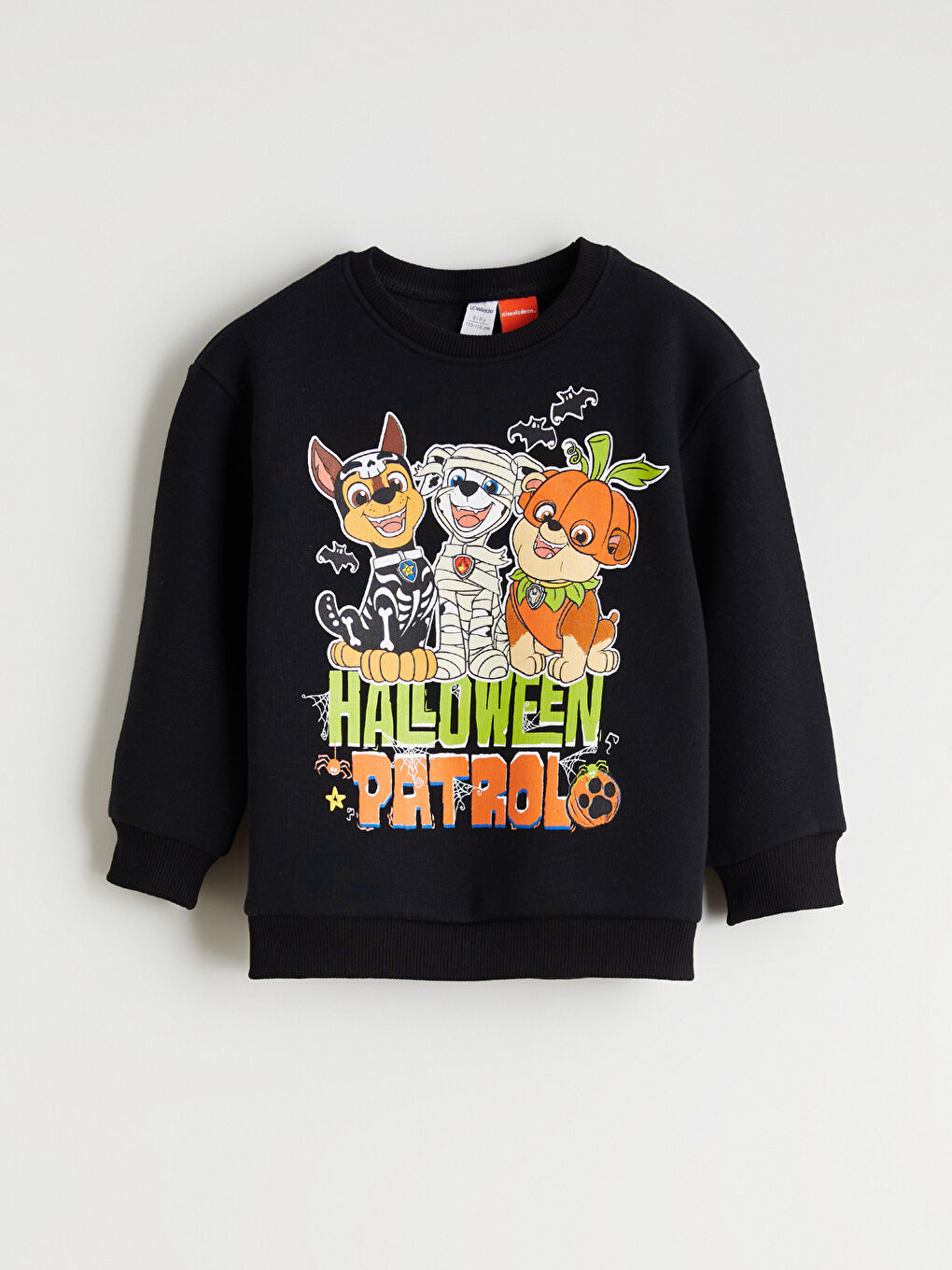 Crew Neck Paw Patrol Printed Boys' Sweatshirt