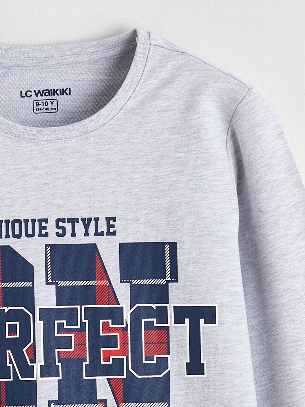 Crew Neck Plaid Boys' Pyjamas Set-2