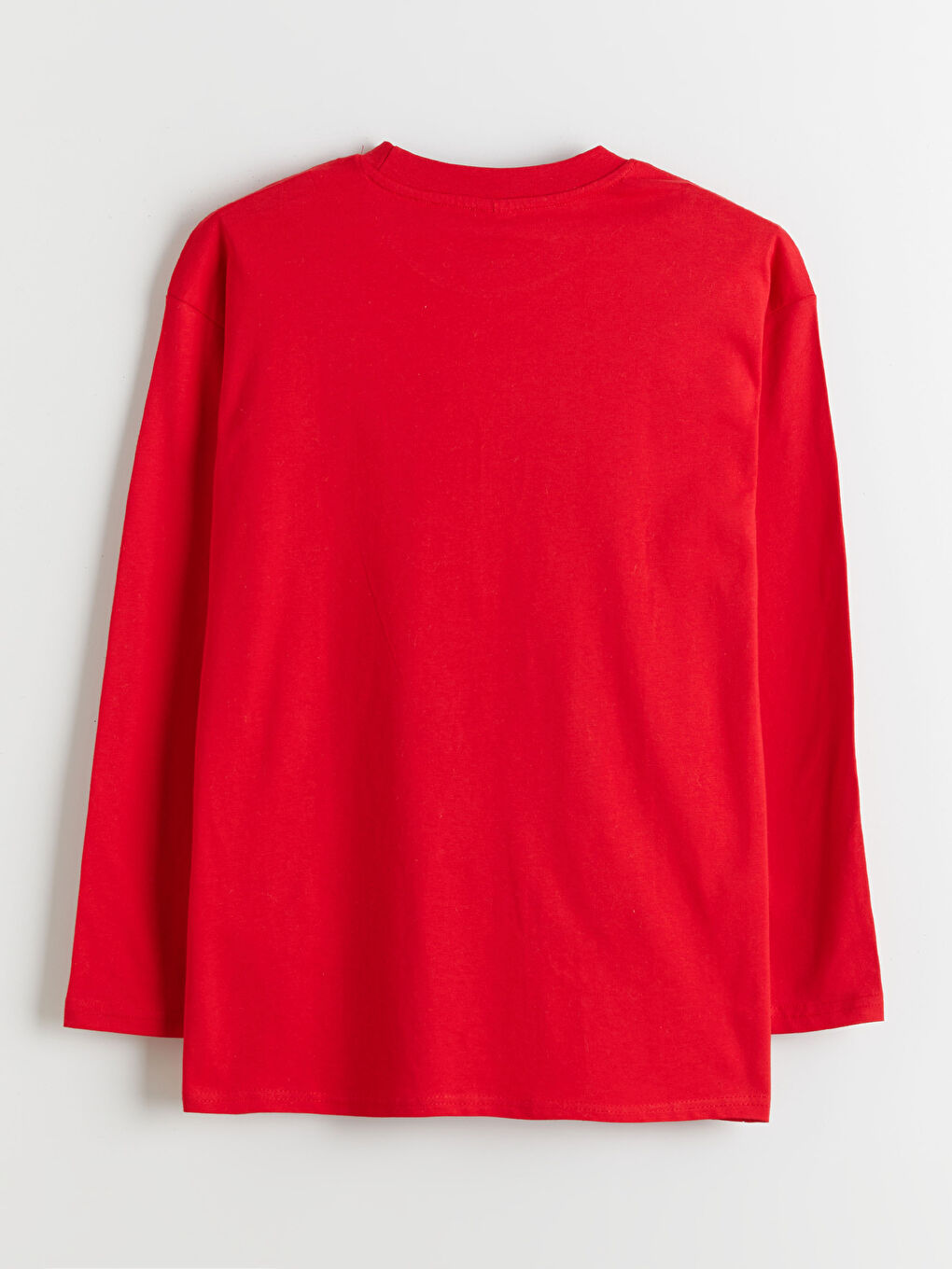 Kırmızı Bisiklet Yaka Atatürk Baskılı Erkek Çocuk Tişört-1