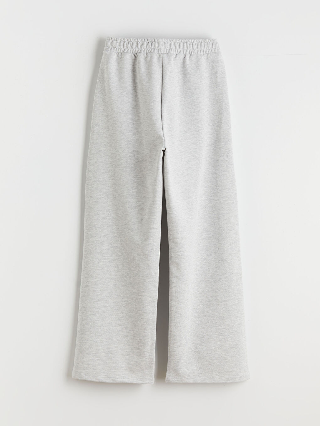 Gri Beli Lastikli Kız Çocuk Eşofman Alt-2