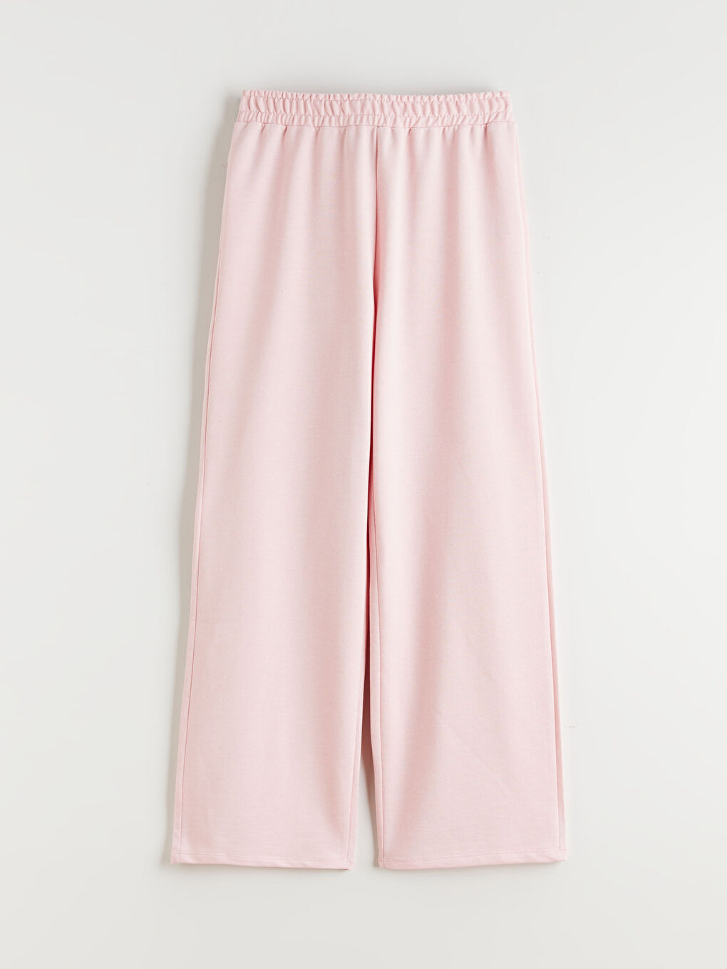 Pembe Beli Lastikli Kız Çocuk Eşofman Alt-1