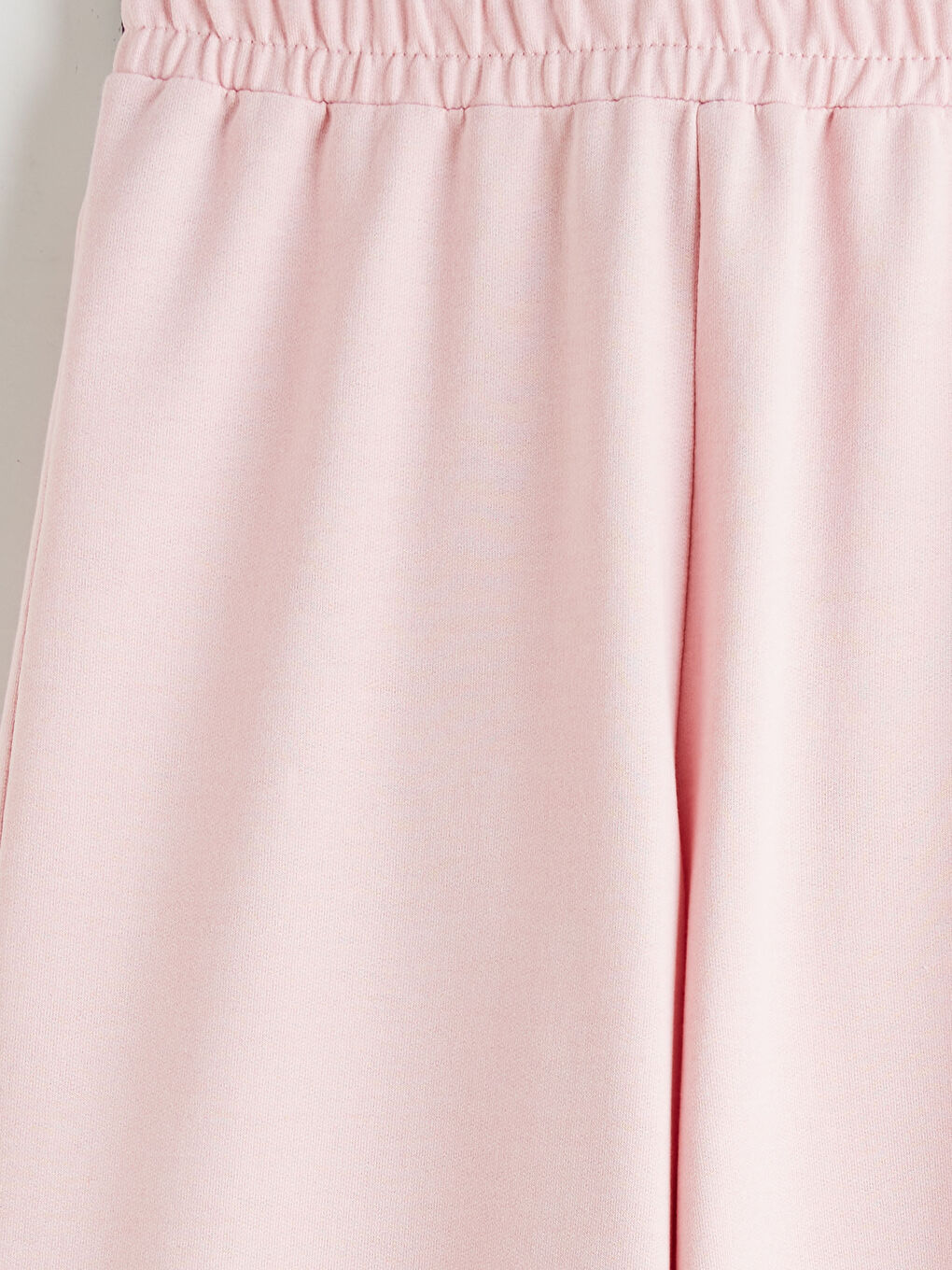 Pembe Beli Lastikli Kız Çocuk Eşofman Alt-3