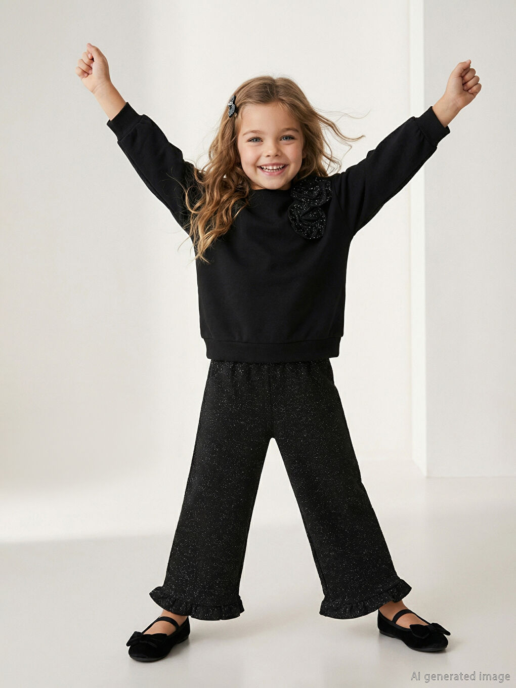 Girl BLACK Sweatpants