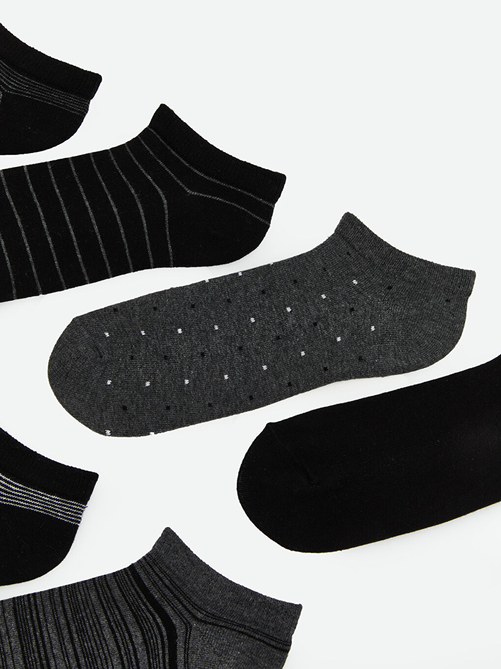 Узорчатые мужские короткие носки, комплект из 7 штук-1