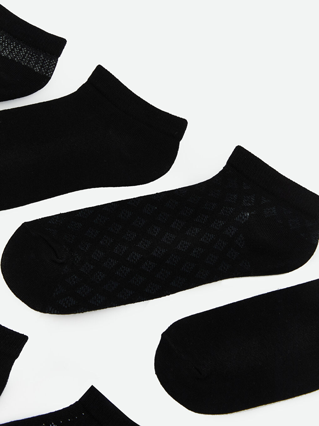 Полосатые мужские короткие носки (комплект из 7 штук)-1