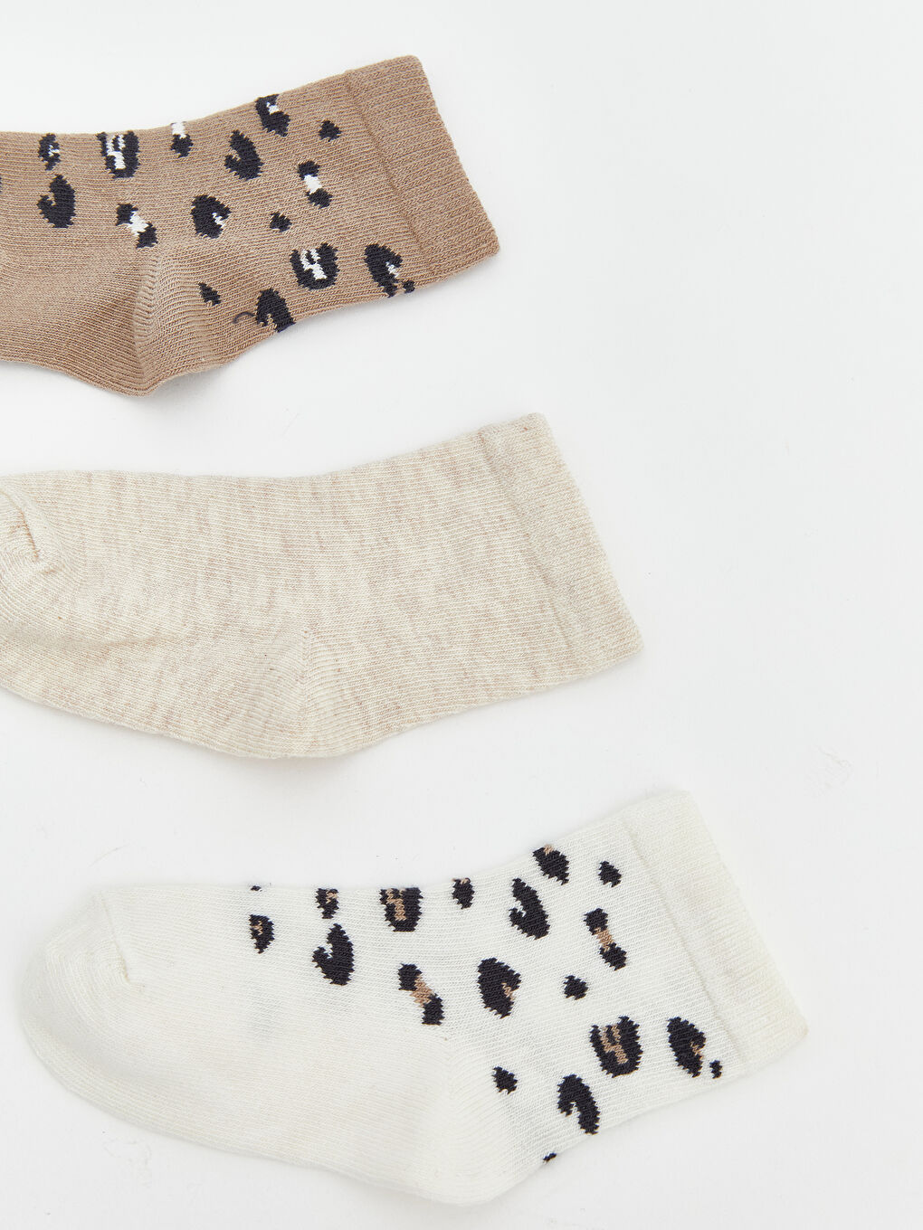 Patterned Baby Girls' Ankle Socks 5-Pack-1