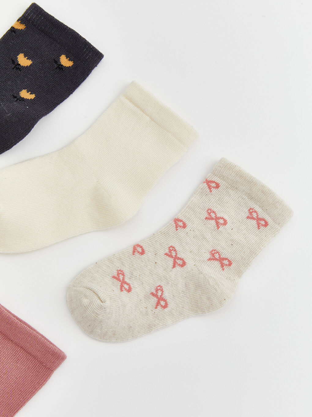 Šarene čarape do gležnja za bebe devojčice, pakovanje od 5 komada-1