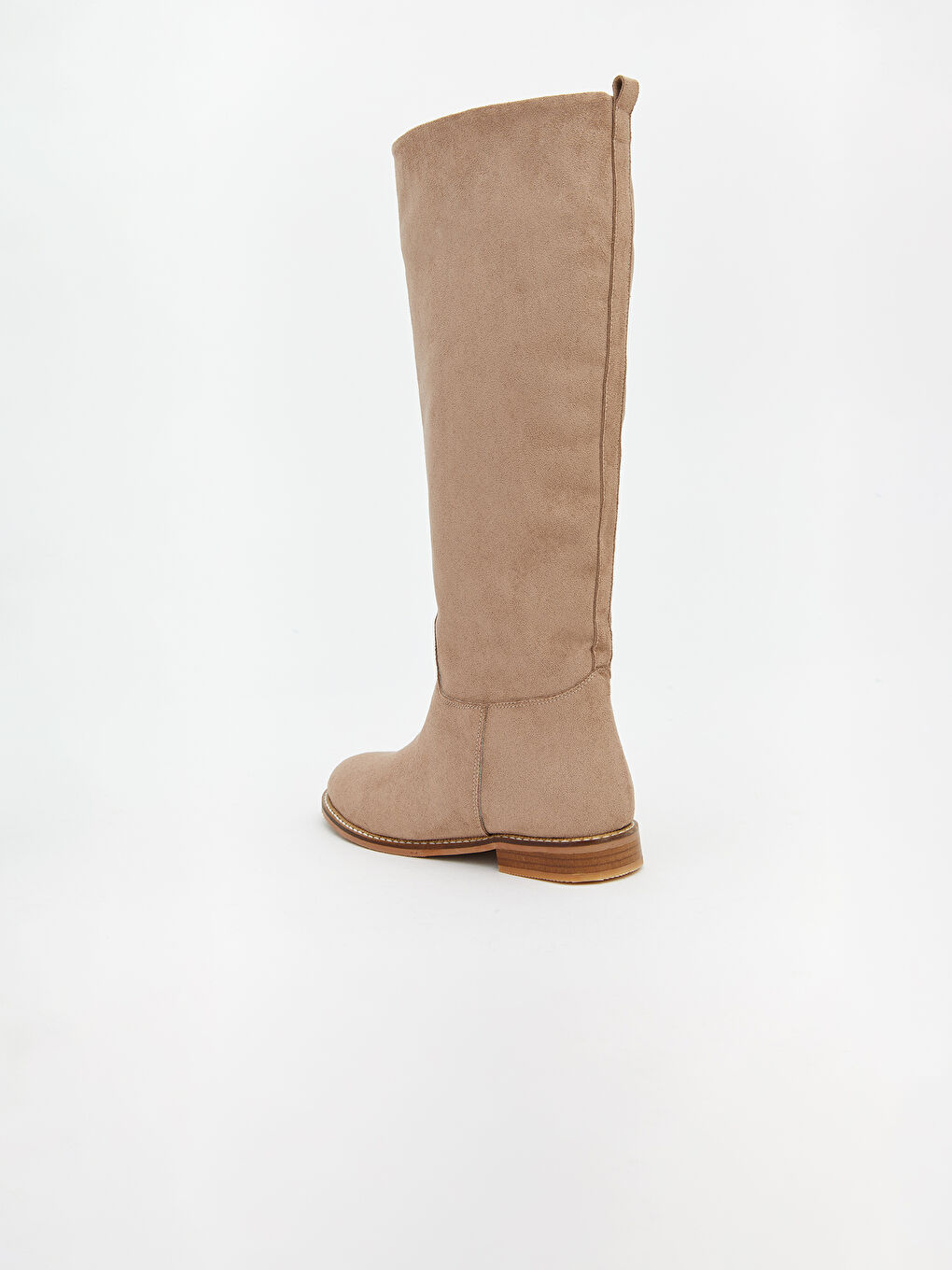 Kahverengi Süet Görünümlü Kadın Çizme-4
