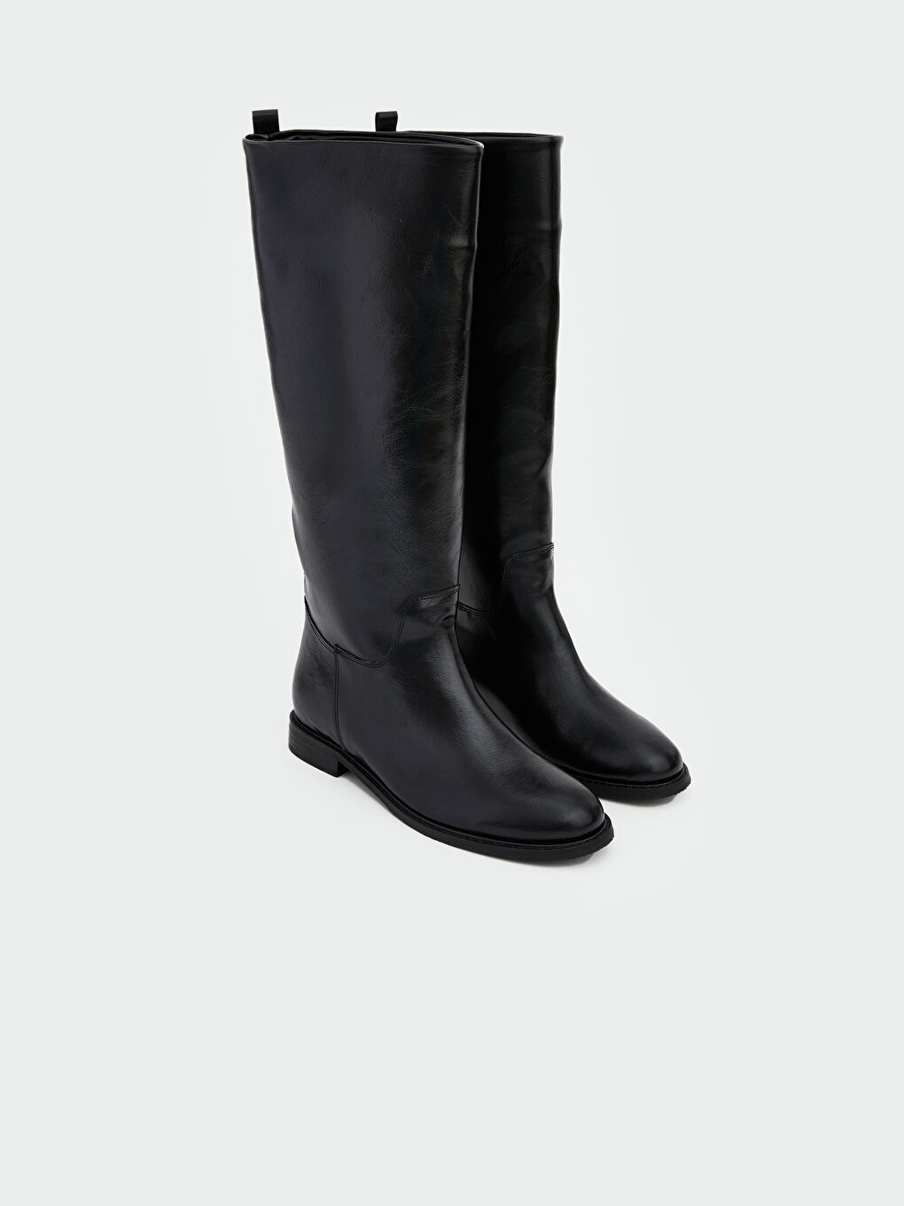 Siyah Süet Görünümlü Kadın Çizme