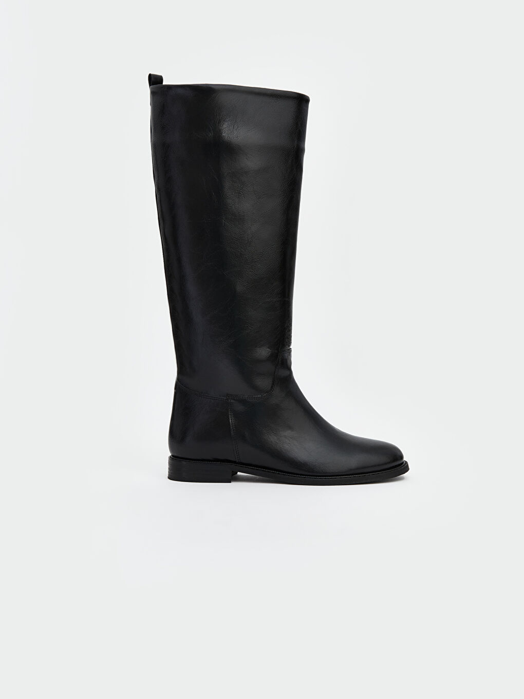 Siyah Süet Görünümlü Kadın Çizme-1