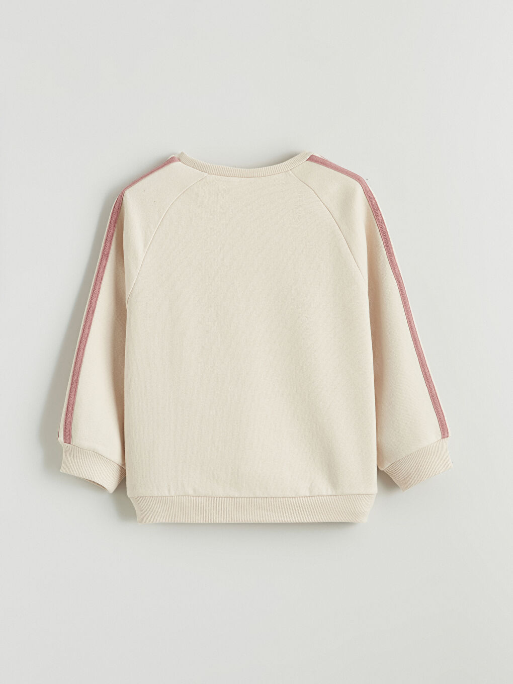 გოგონა ბეჟი თბილი ზედა-3