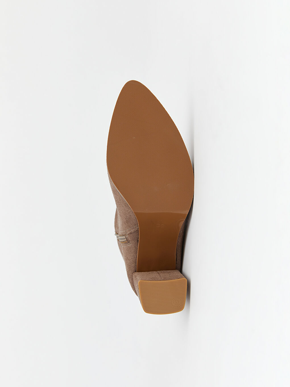 Kahverengi Süet Görünümlü Kadın Çizme-3