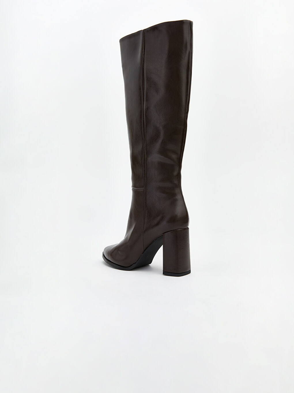 Kahverengi Süet Görünümlü Kadın Çizme-4