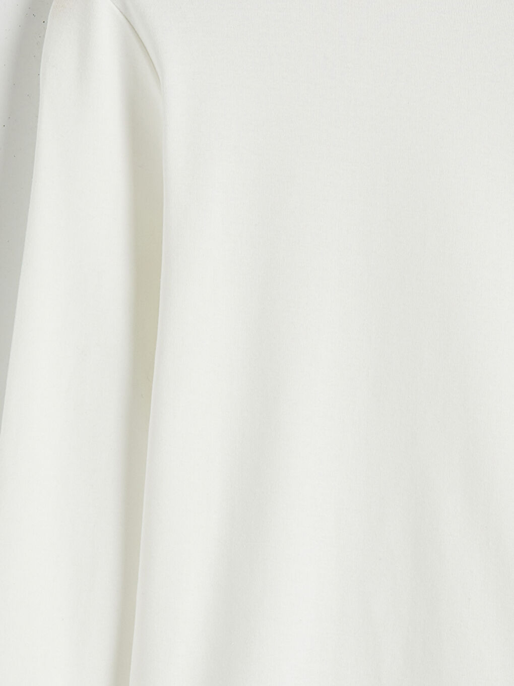 Ekru Dik Yaka Kadın Body-5