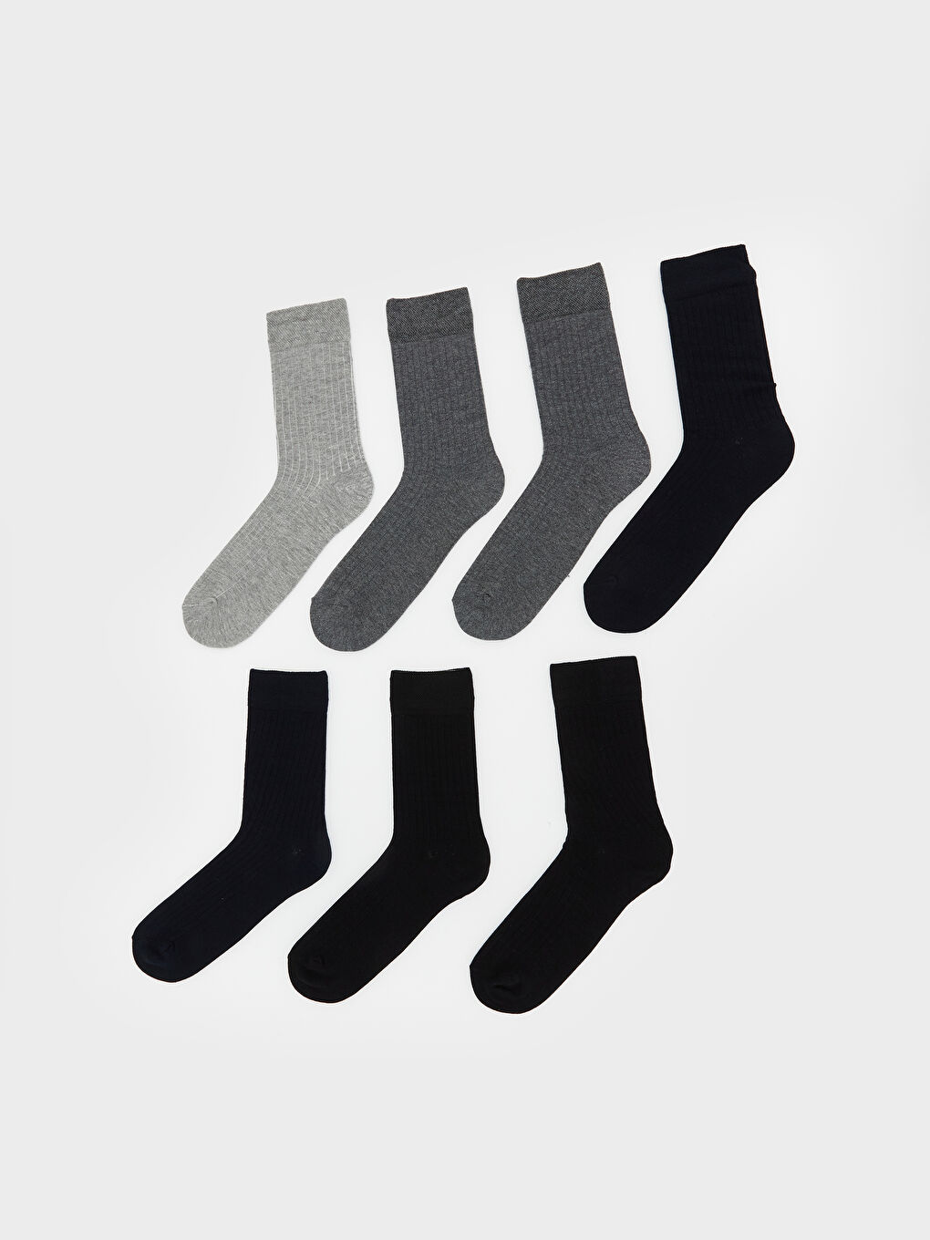 Ерлерге арналған тобық шұлықтары 7 данадан тұратын