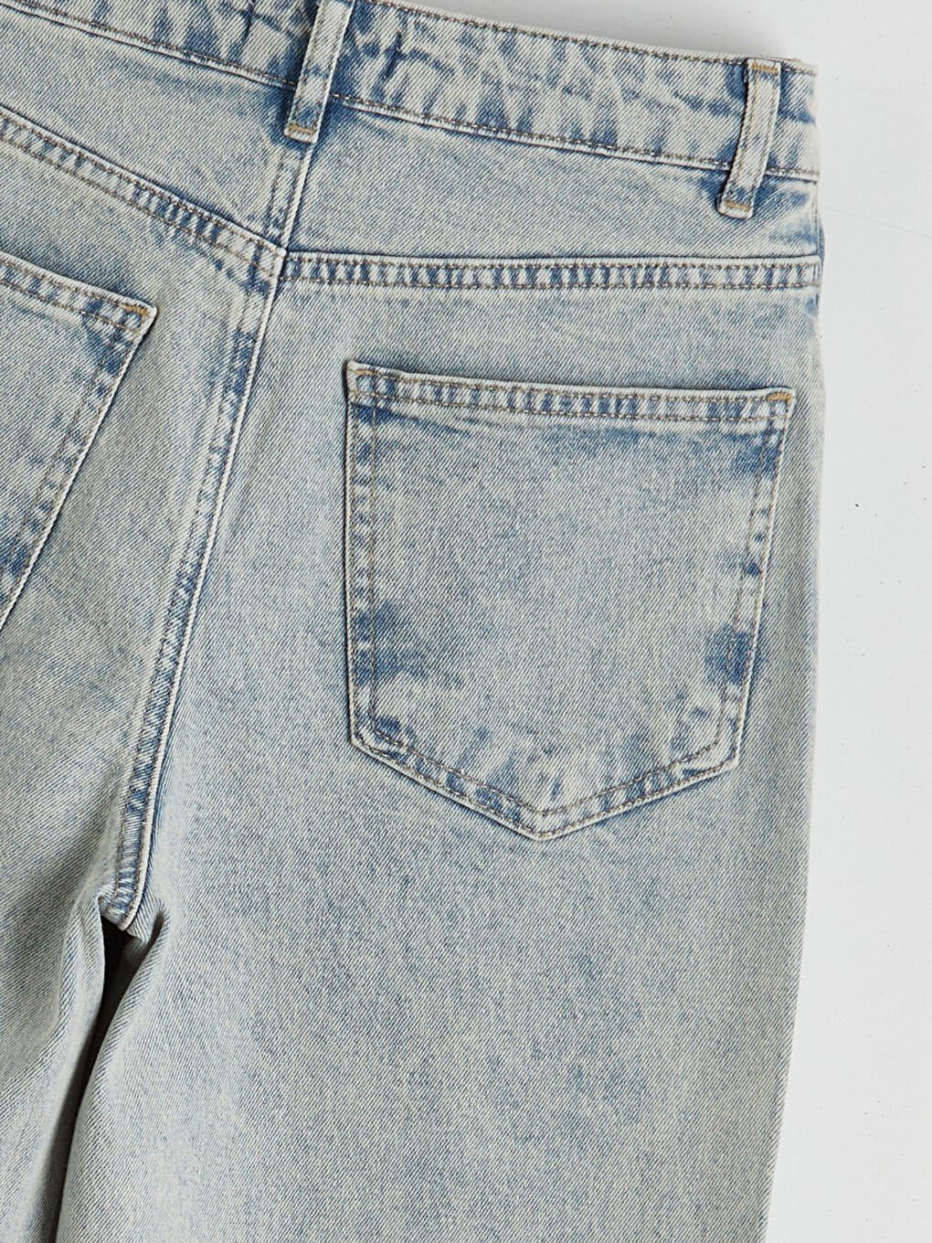 جينز نساء سروال واسع-5