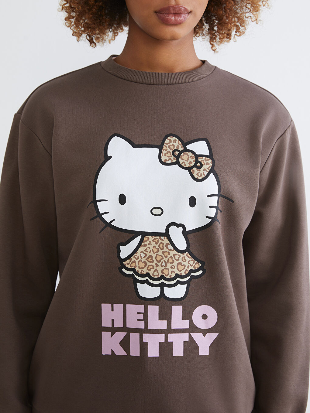 Hello Kitty Printed Women's Thick Sweatshirt-2