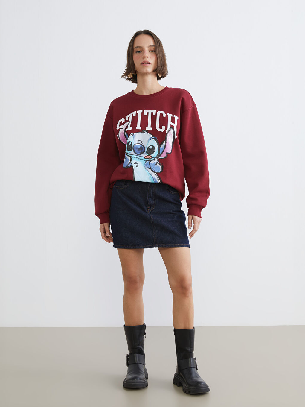 Woman BORDEAUX Sweatshirt-1