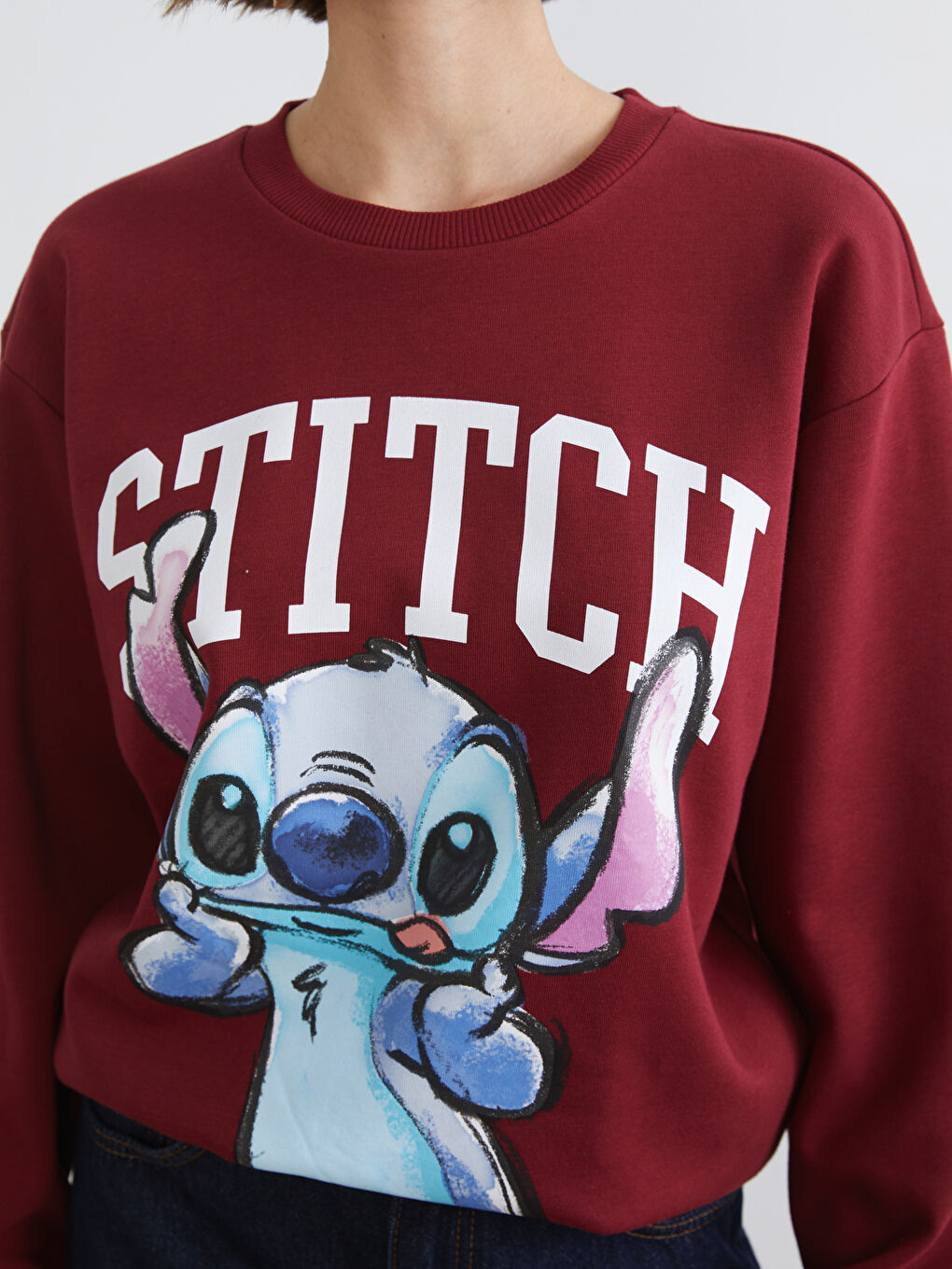 Woman BORDEAUX Sweatshirt-2