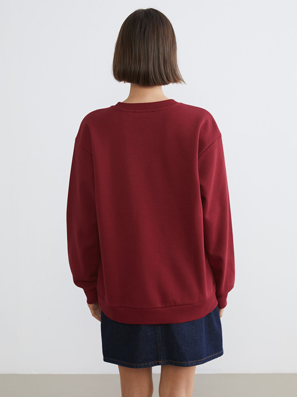 Woman BORDEAUX Sweatshirt-3