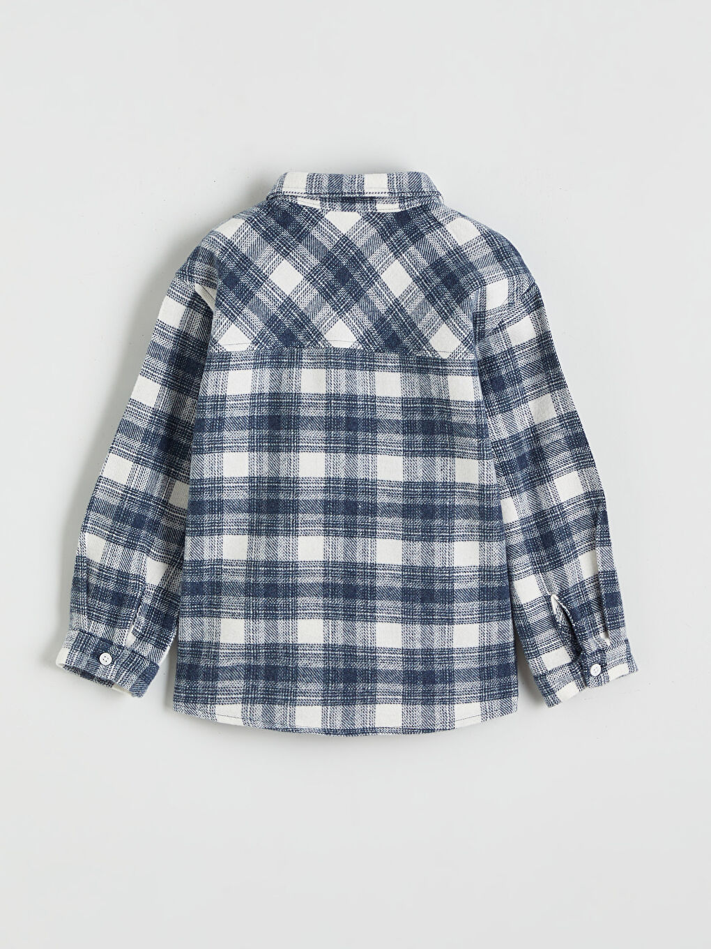 Cămașă cu Mânecă Lungă în Carouri pentru Băieți-1
