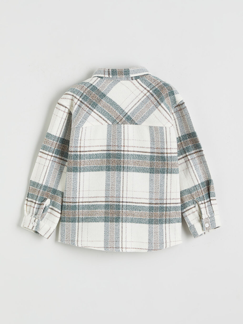 Long Sleeve Plaid Boys' Shirt-1