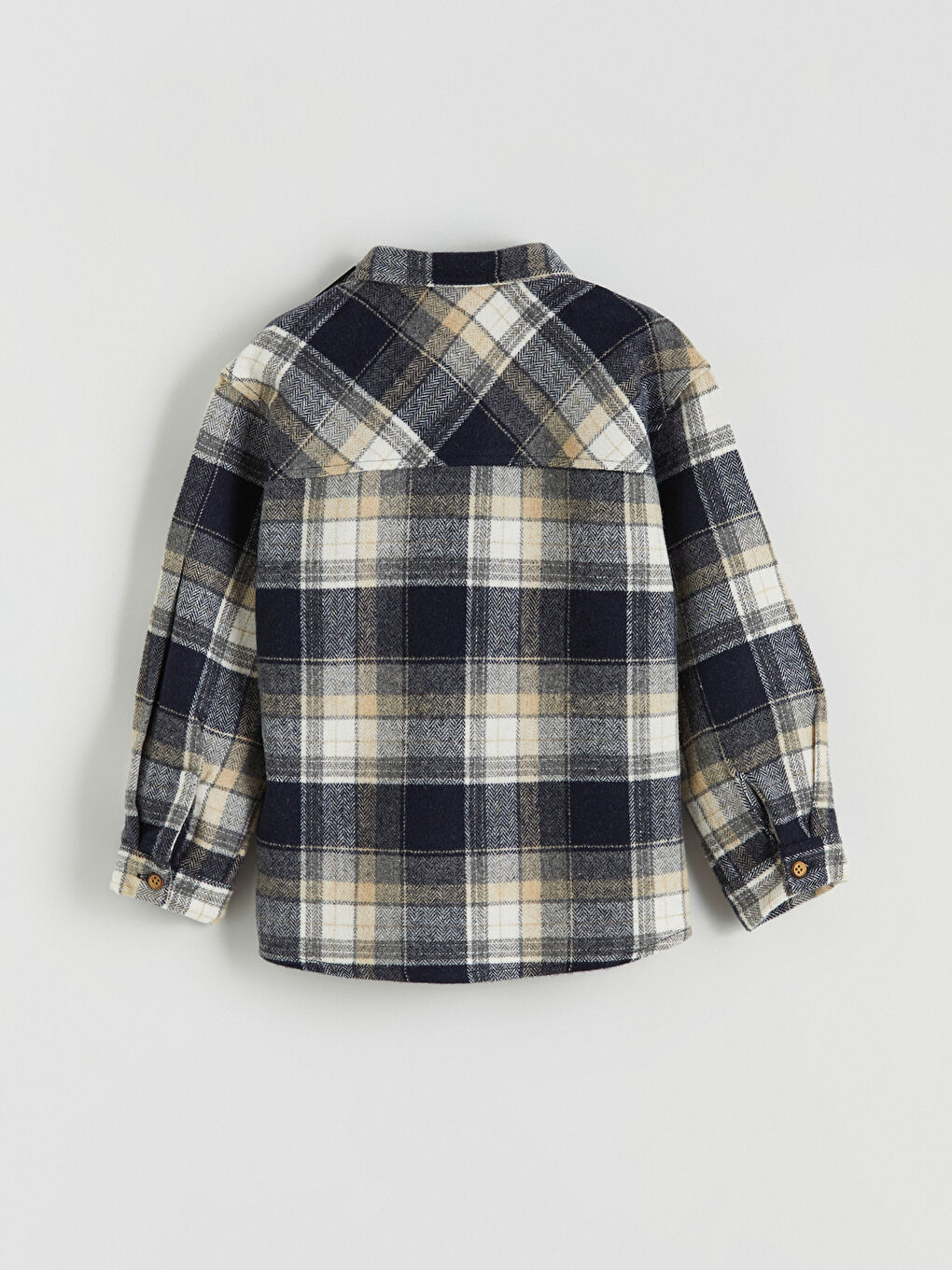 Cămașă cu Mânecă Lungă în Carouri pentru Băieți-2