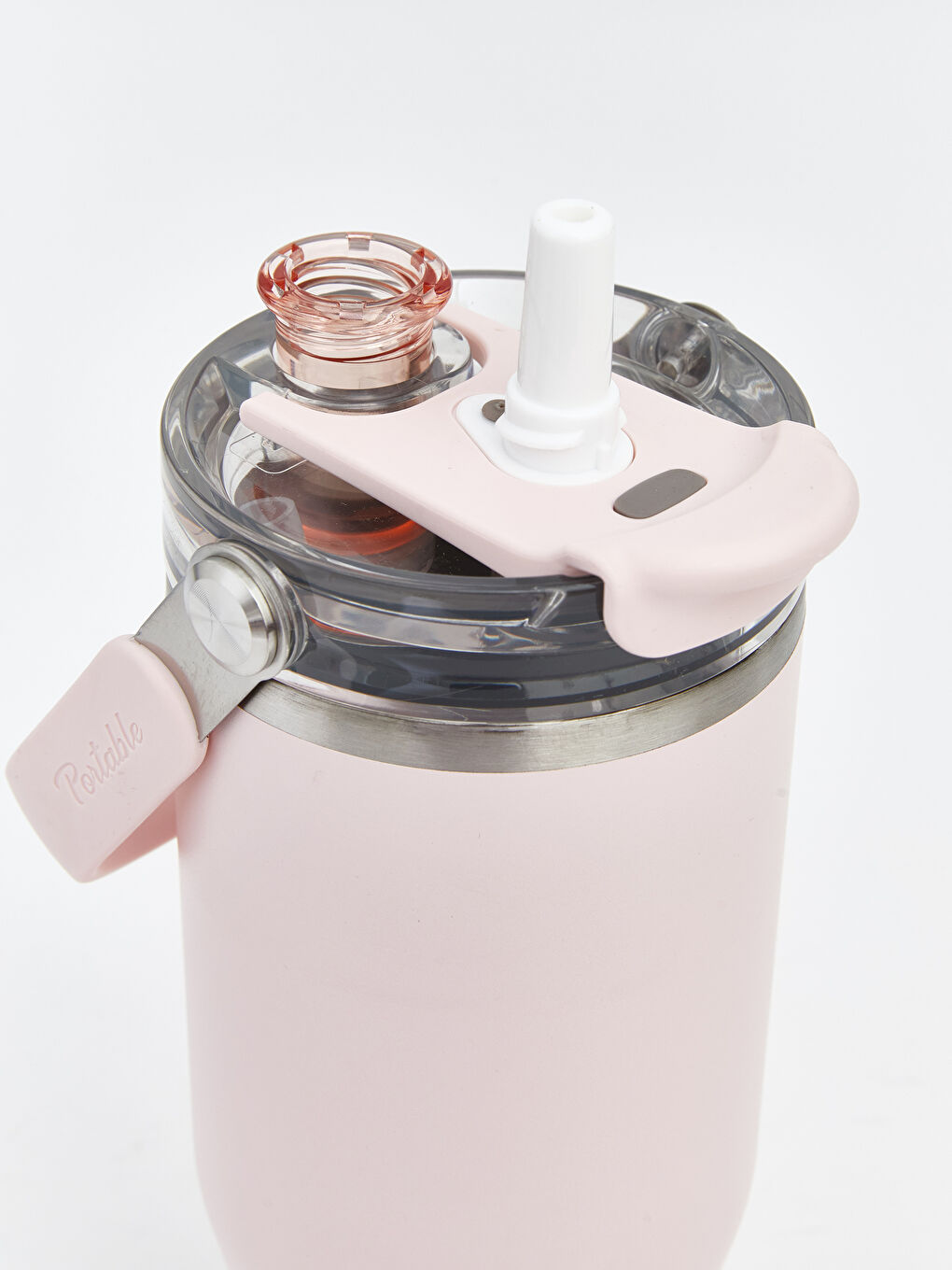 Karışık Pipetli Çelik Suluk 900 ml-1