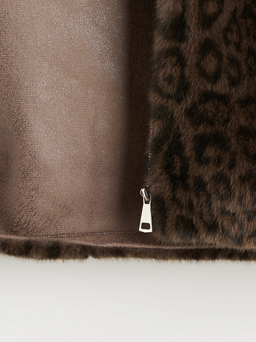 Hooded Girls' Faux Fur Overcoat-2