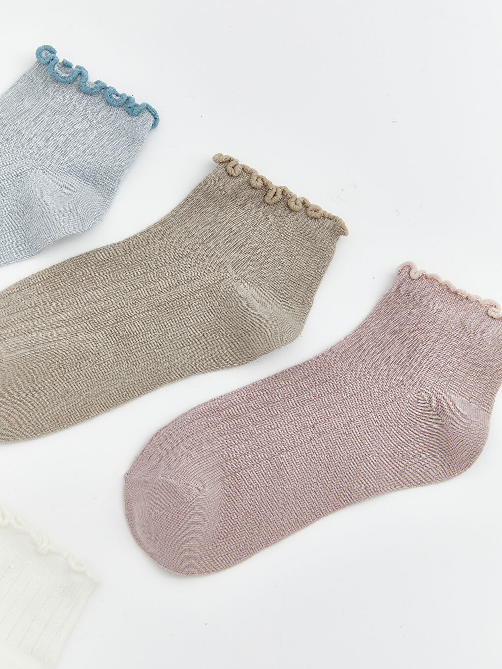 Women's Plain Trainer Socks 5 Pack-1