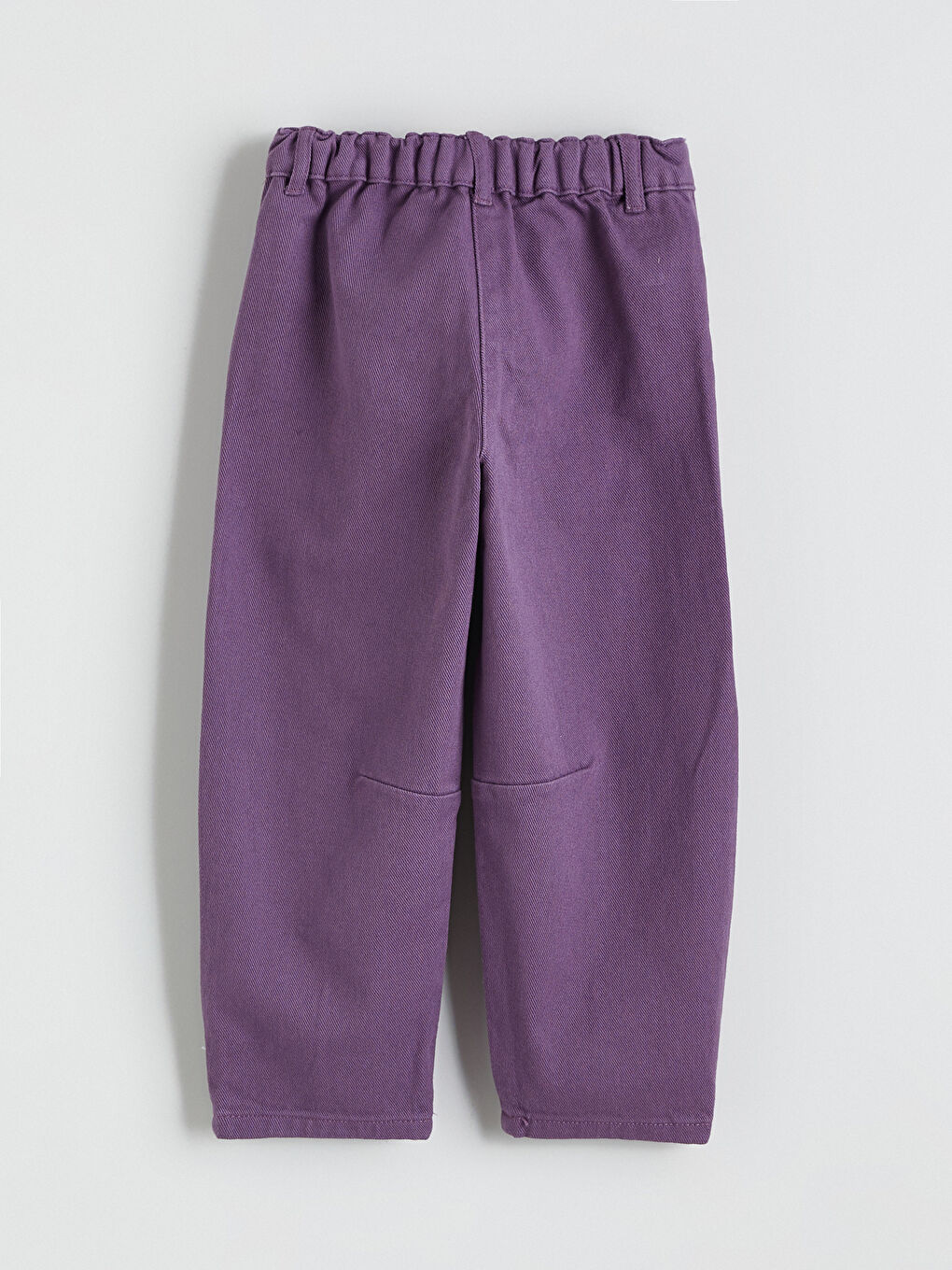 Mor Fiyonk Nakışlı Kız Çocuk Pantolon-2