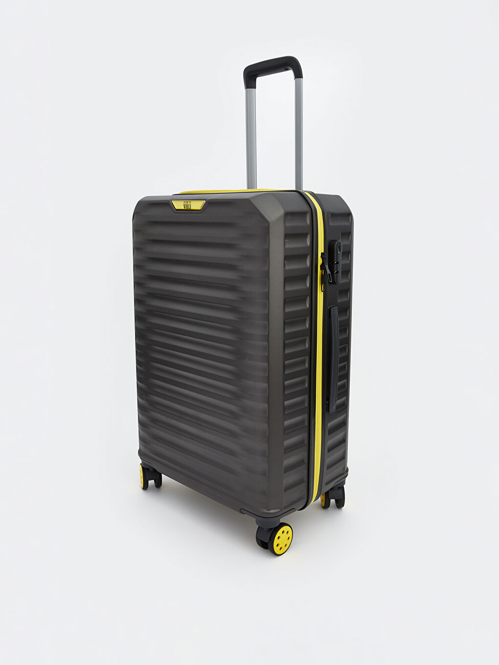 Lock Detailed Medium Size Suitcase-1