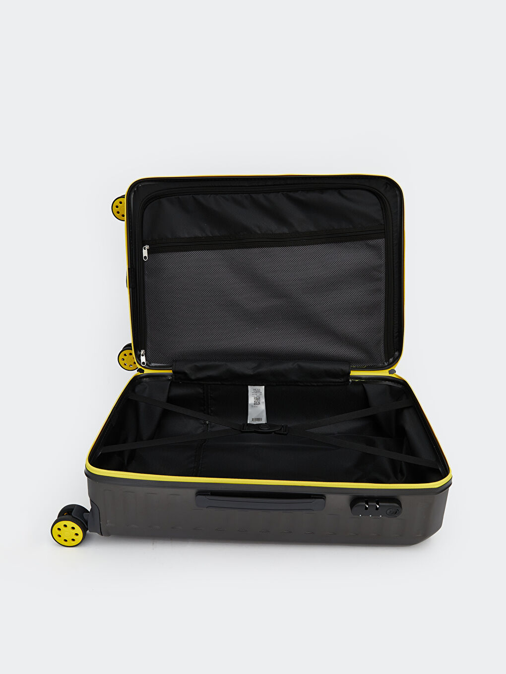 Lock Detailed Medium Size Suitcase-3