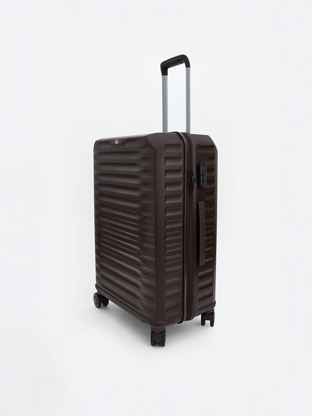 Lock Detailed Medium Size Suitcase-1
