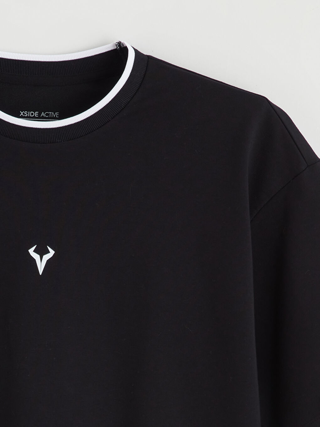 Crew Neck Short Sleeve Men's Sweatshirt-5