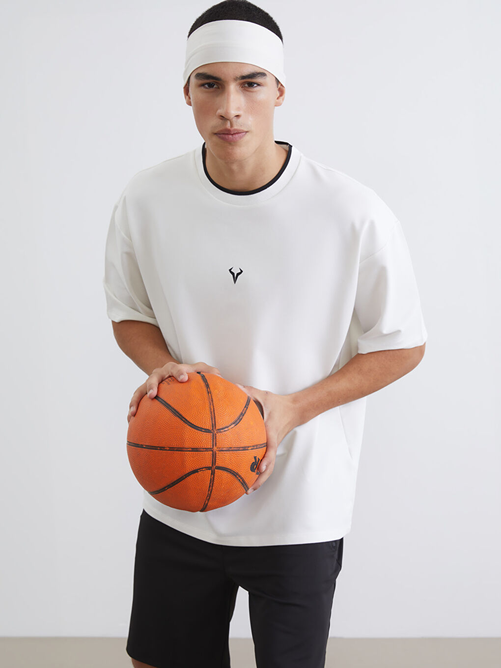 Crew Neck Short Sleeve Men's Sweatshirt