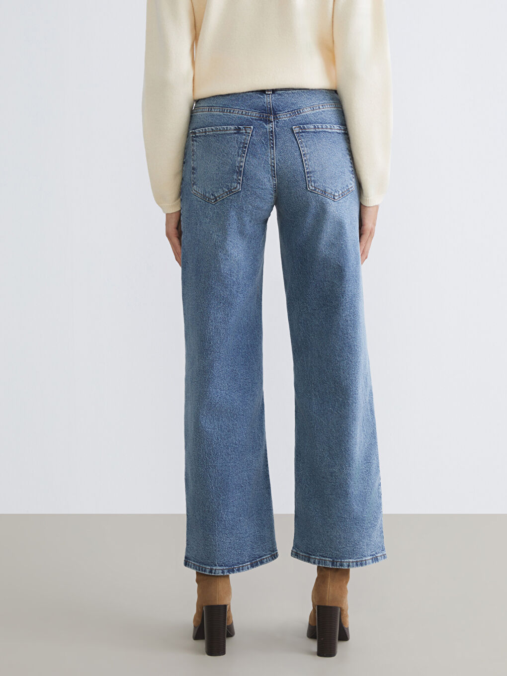 Wideleg Women's Jeans-3