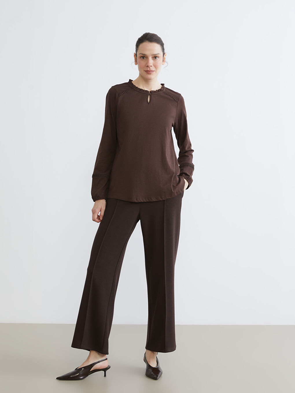 Elasticated Waist Women's Trousers